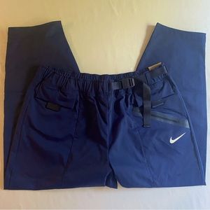 Nike Dri-Fit Tech Pack Pants Women’s XL Navy Blue Loose Fit DH8000-492 $100 NEW